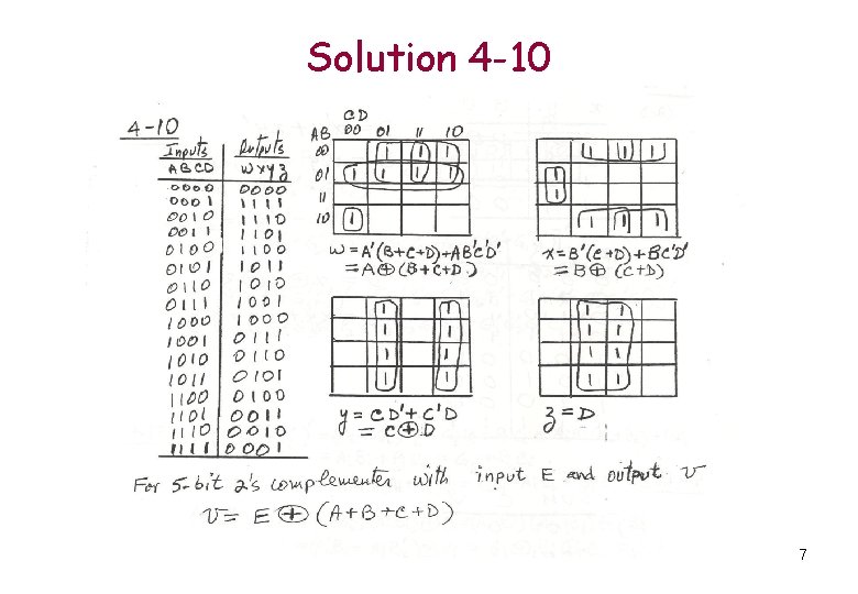 Solution 4 -10 7 
