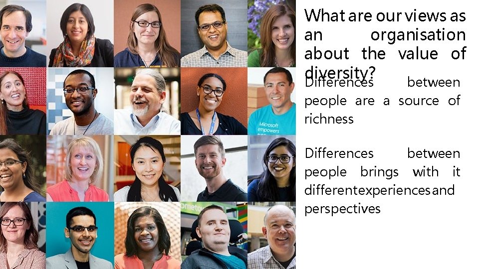 Lets talk about Equality Diversity and Human What