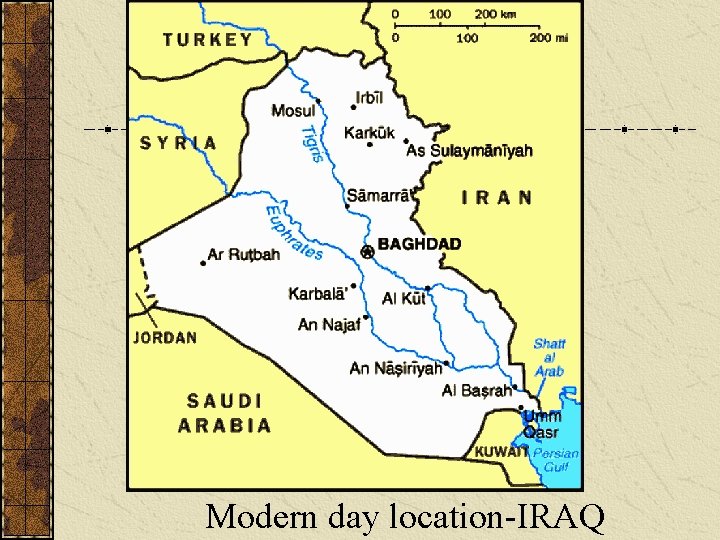 Modern day location-IRAQ 