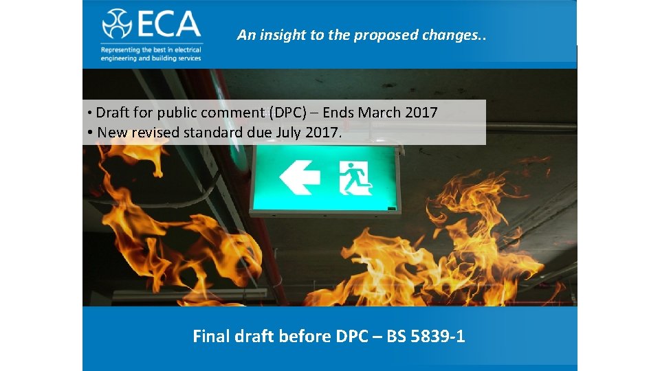 Electrical Association An. The insight to Contractor’ the proposed changes. . • Draft for