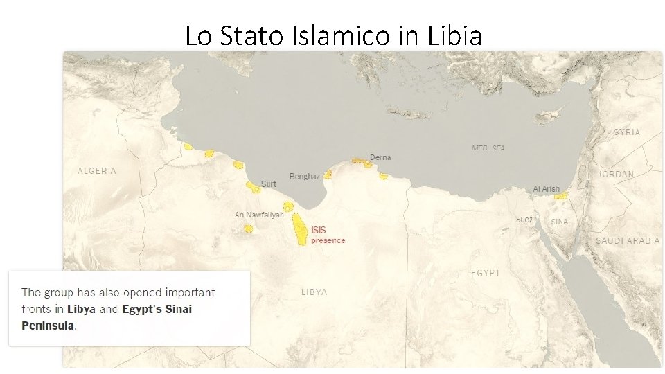 Lo Stato Islamico in Libia 