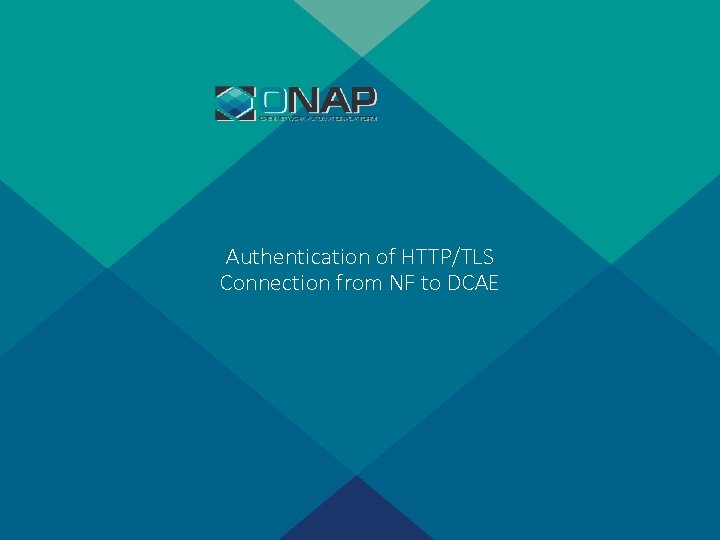 Authentication of HTTP/TLS Connection from NF to DCAE 