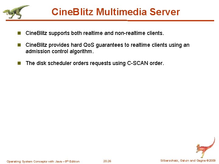 Cine. Blitz Multimedia Server n Cine. Blitz supports both realtime and non-realtime clients. n Cine. Blitz Multimedia Server n Cine. Blitz supports both realtime and non-realtime clients. n