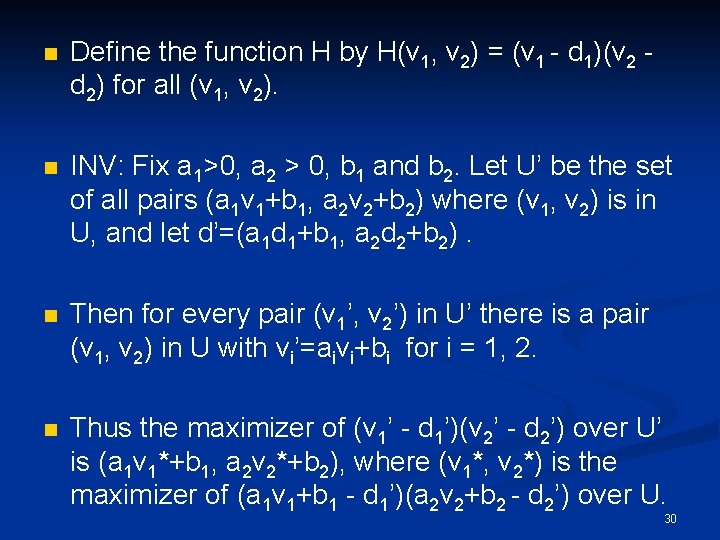 n Define the function H by H(v 1, v 2) = (v 1 -