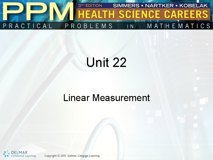 Unit 22 Linear Measurement 