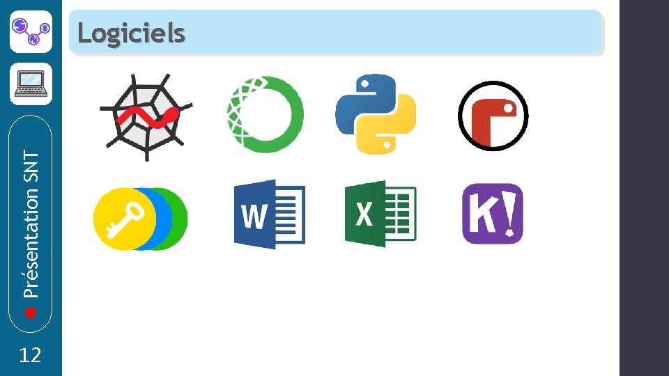 Présentation SNT Logiciels 12 