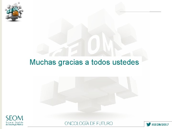 Muchas gracias a todos ustedes #SEOM 2017 