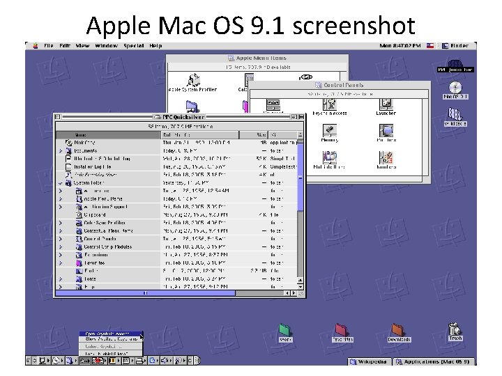 Apple Mac OS 9. 1 screenshot 