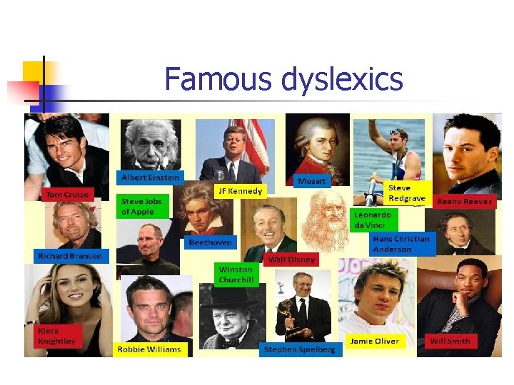 Famous dyslexics 