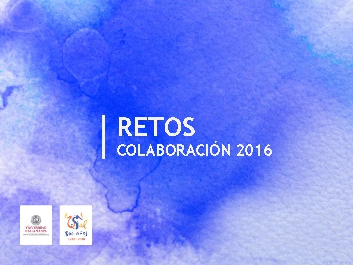 RETOS COLABORACIÓN 2016 