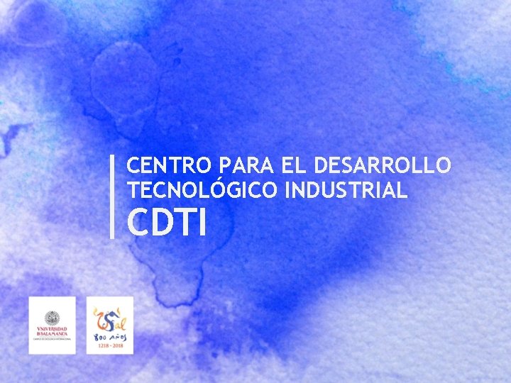 CENTRO PARA EL DESARROLLO TECNOLÓGICO INDUSTRIAL CDTI 