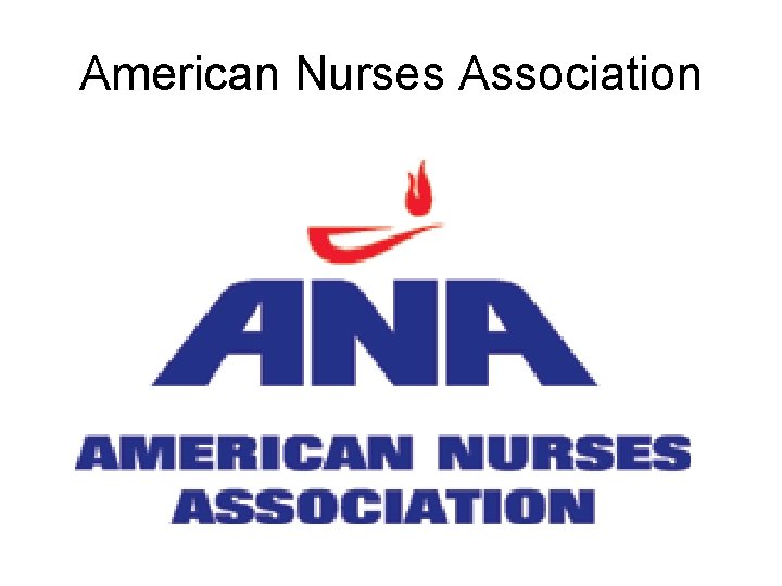 American Nurses Association 