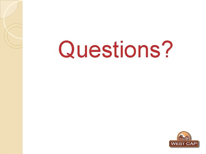 Questions? 