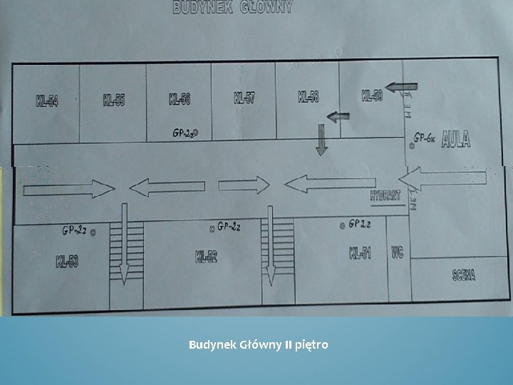 Budynek Główny II piętro 