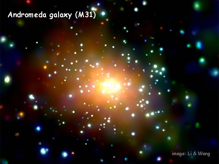 Andromeda galaxy (M 31) Marat Gilfanov image: Li & Wang XMM Workshop 2010 