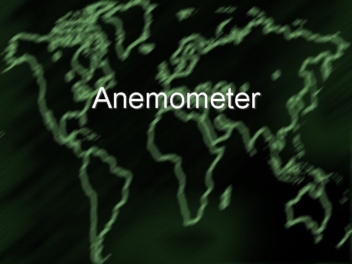 Anemometer 