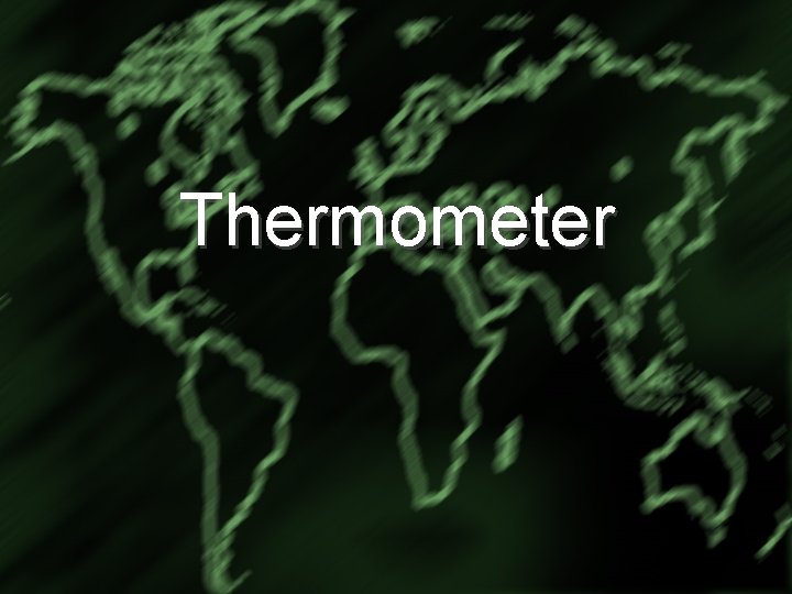 Thermometer 