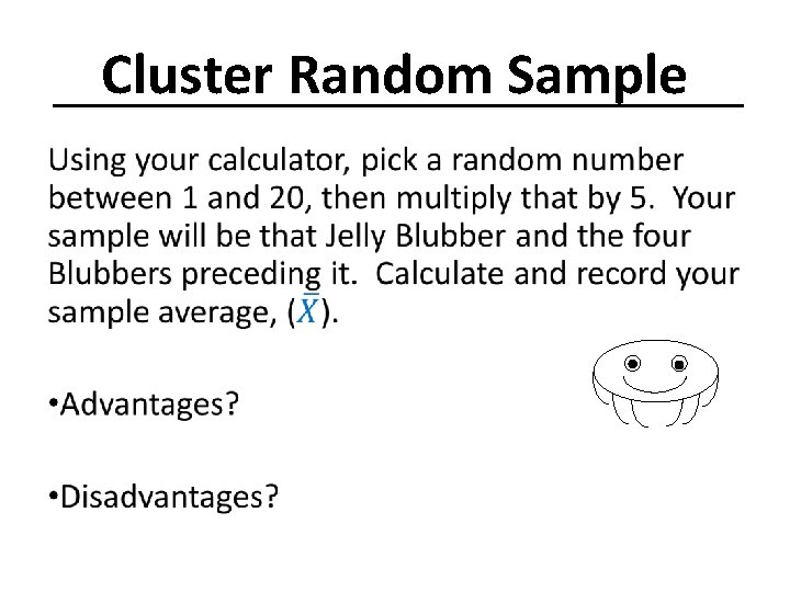 Cluster Random Sample • 