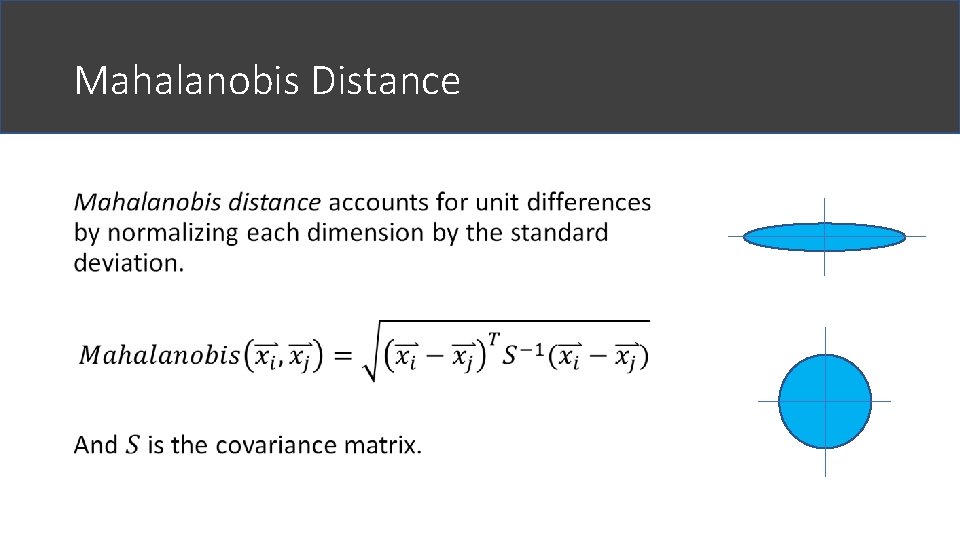 Mahalanobis Distance • 