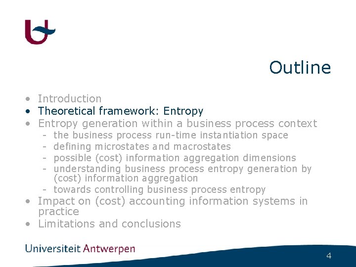 Understanding Entropy Generation during the Execution of Business