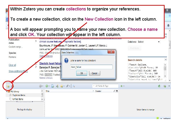 Managing References Using the free reference management tool