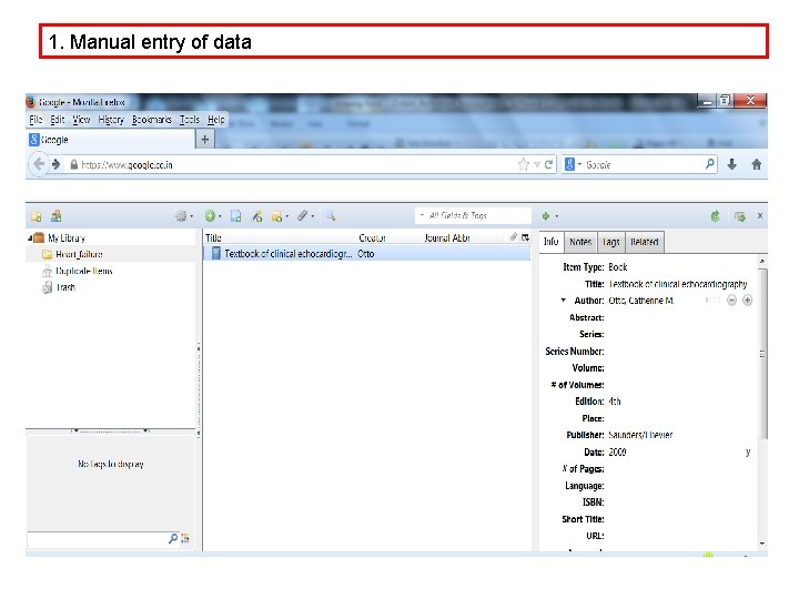 Managing References Using the free reference management tool