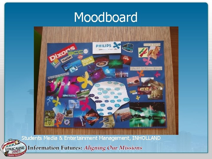 Moodboard Students Media & Entertainment Management, INHOLLAND 