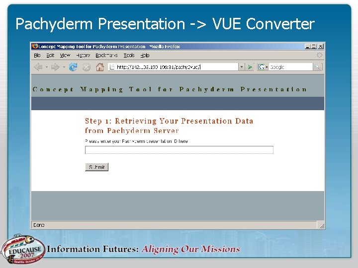 Pachyderm Presentation -> VUE Converter 