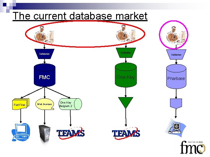 The current database market Flat Files Validation FMC One Key Web Services One Key