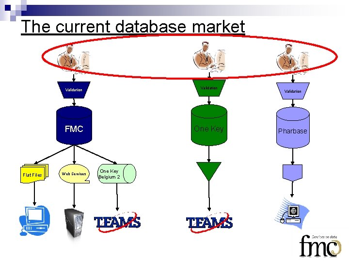 The current database market Flat Files Validation FMC One Key Web Services One Key