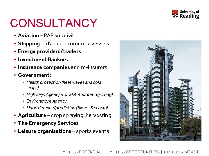 CONSULTANCY • • • Aviation – RAF and civil Shipping – RN and commercial