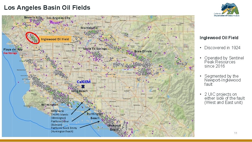Los Angeles Basin Oil Fields Beverly Hills Los Angeles City Montebello Inglewood Oil Field