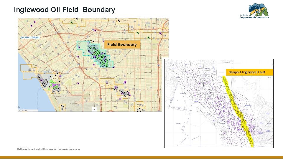 Inglewood Oil Field Boundary Newport-Inglewood Fault California Department of Conservation | conservation. ca. gov