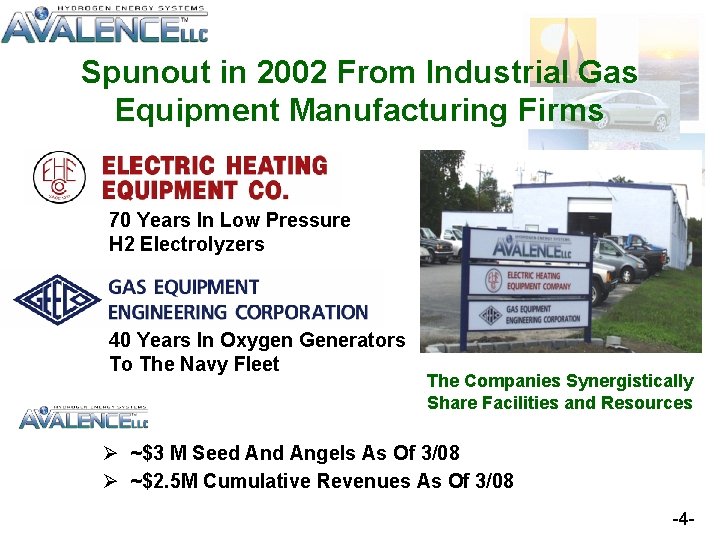 Spunout in 2002 From Industrial Gas Equipment Manufacturing Firms 70 Years In Low Pressure