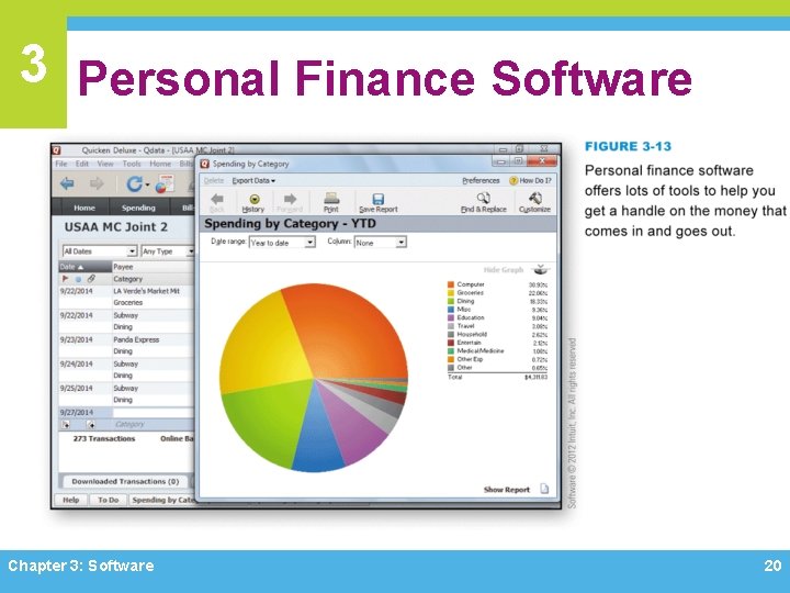 3 Personal Finance Software Chapter 3: Software 20 3 Personal Finance Software Chapter 3: Software 20