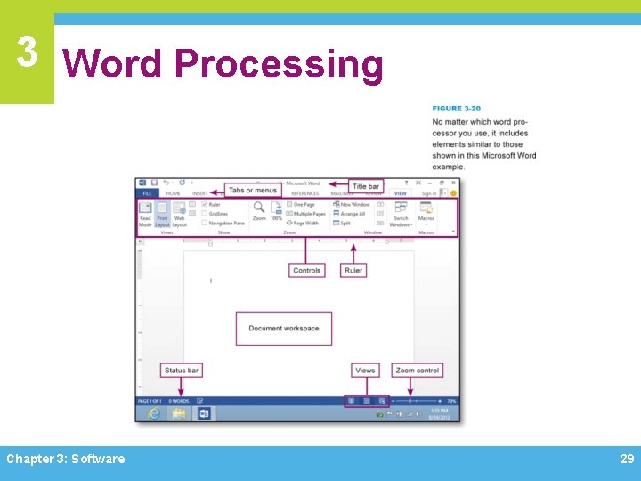 3 Word Processing Chapter 3: Software 29 3 Word Processing Chapter 3: Software 29