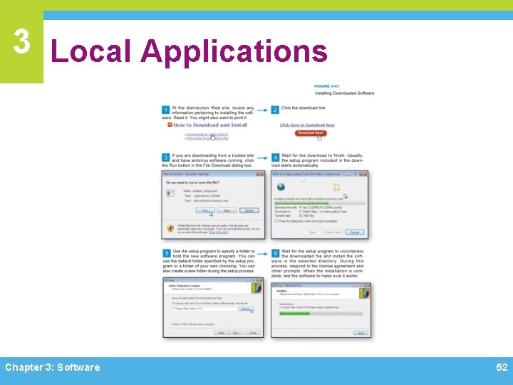 3 Local Applications Chapter 3: Software 52 3 Local Applications Chapter 3: Software 52