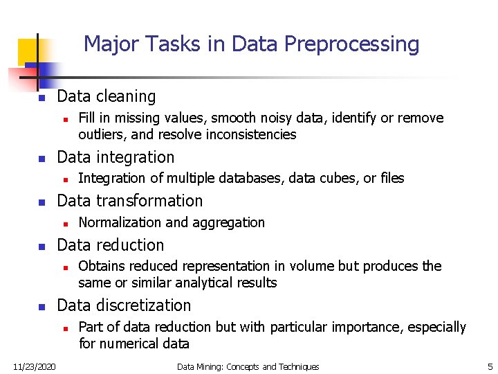 Data Mining Concepts and Techniques Slides for Textbook