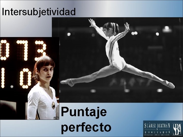 Intersubjetividad Puntaje perfecto 