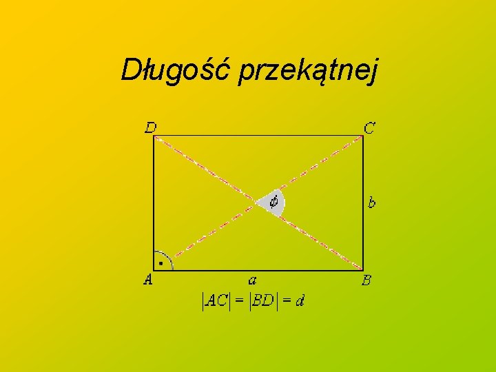 Długość przekątnej 