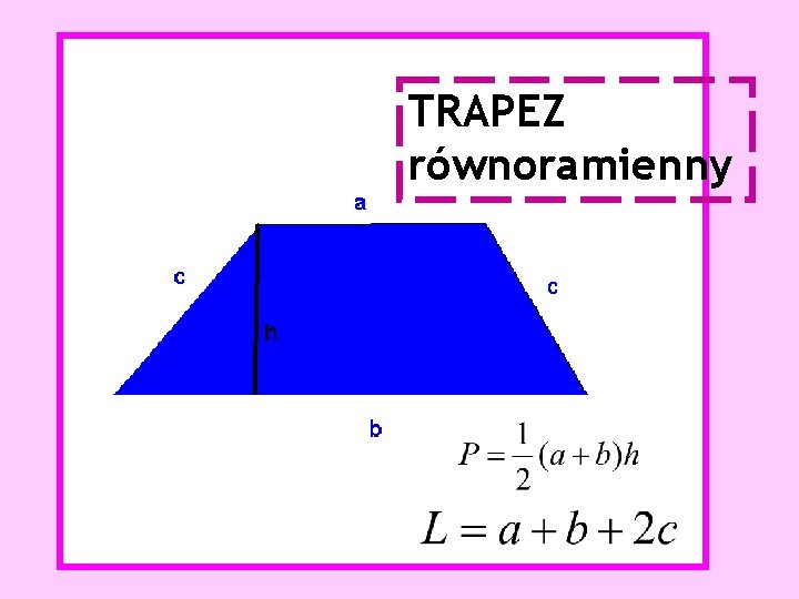 TRAPEZ równoramienny 