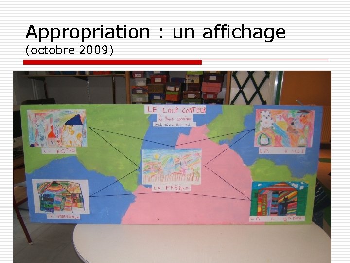 Appropriation : un affichage (octobre 2009) 