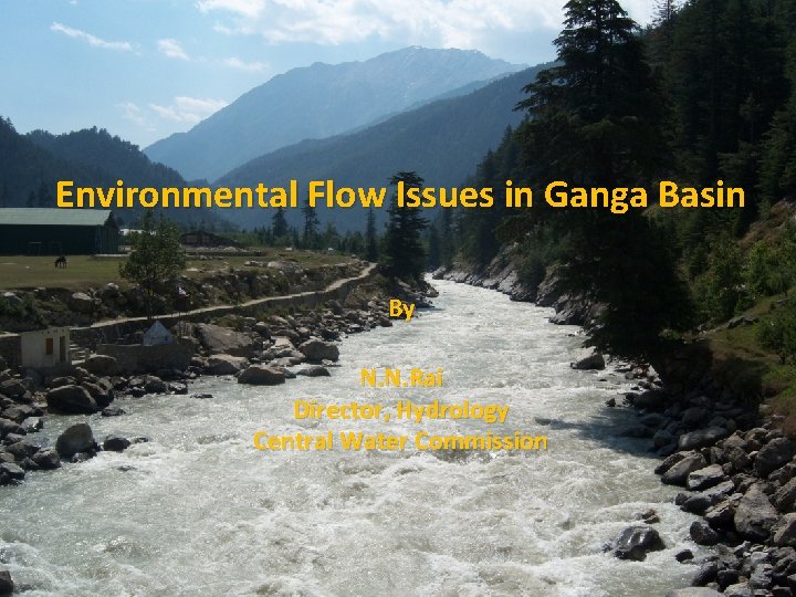 Environmental Flow Issues in Ganga Basin By N. N. Rai Director, Hydrology Central Water
