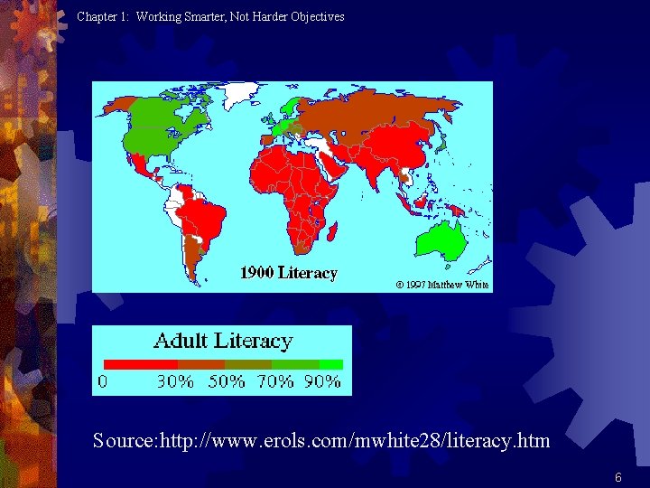 Chapter 1: Working Smarter, Not Harder Objectives Source: http: //www. erols. com/mwhite 28/literacy. htm