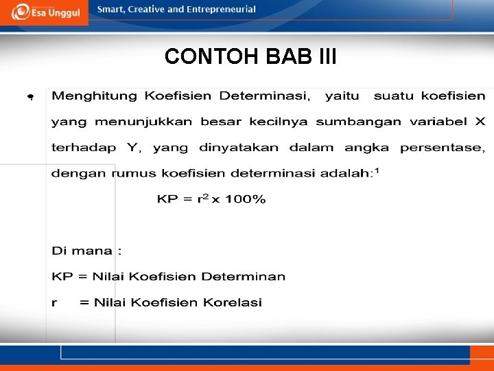 CONTOH BAB III. 