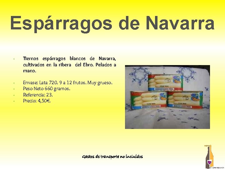 Espárragos de Navarra • Tiernos espárragos blancos de Navarra, cultivados en la ribera del Espárragos de Navarra • Tiernos espárragos blancos de Navarra, cultivados en la ribera del