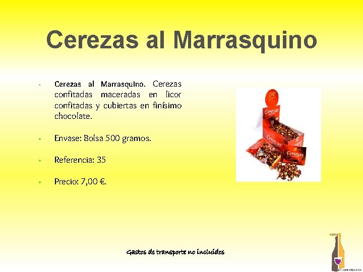 Cerezas al Marrasquino • Cerezas al Marrasquino. Cerezas confitadas maceradas en licor confitadas y Cerezas al Marrasquino • Cerezas al Marrasquino. Cerezas confitadas maceradas en licor confitadas y