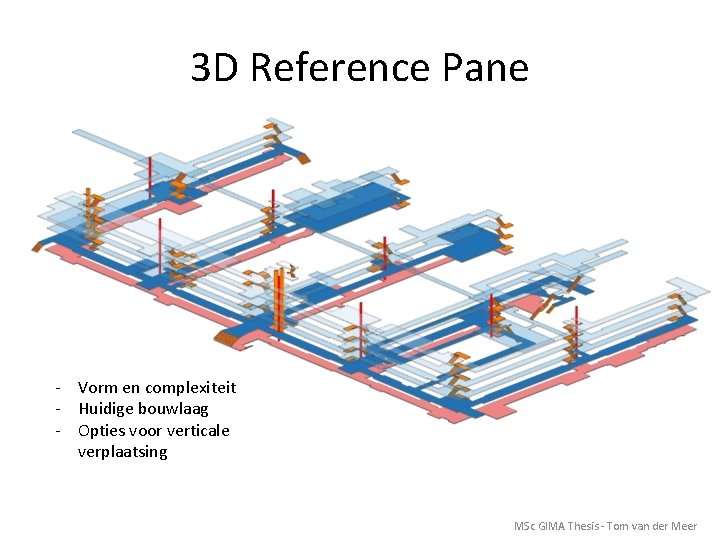 3 D Reference Pane - Vorm en complexiteit - Huidige bouwlaag - Opties voor