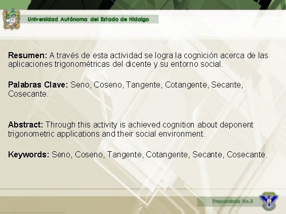 Resumen: A través de esta actividad se logra la cognición acerca de las aplicaciones