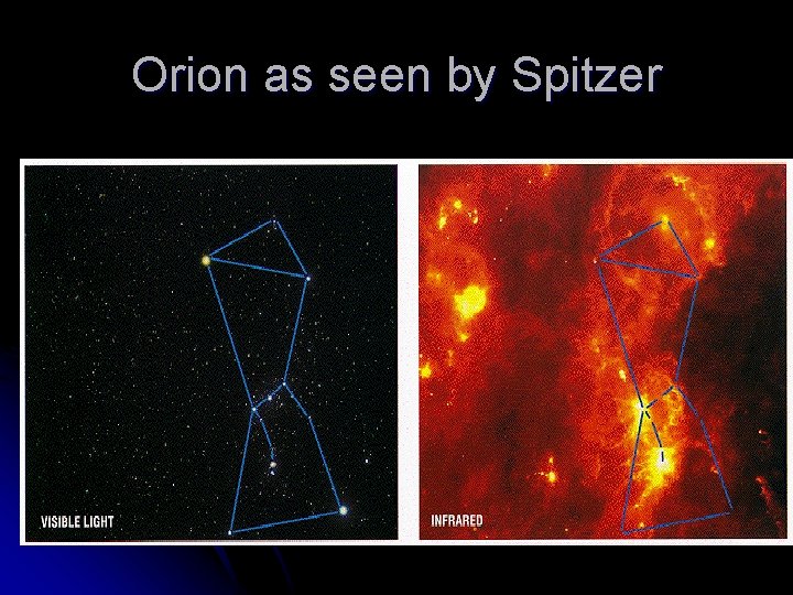 Orion as seen by Spitzer 